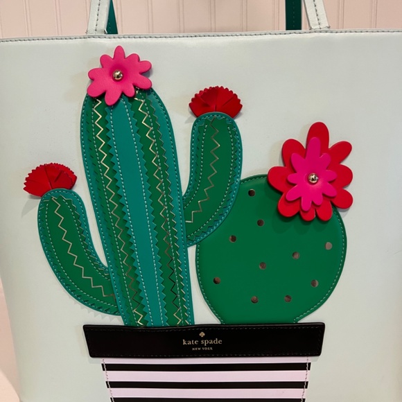 Kate Spade cactus tote! - Picture 2 of 10